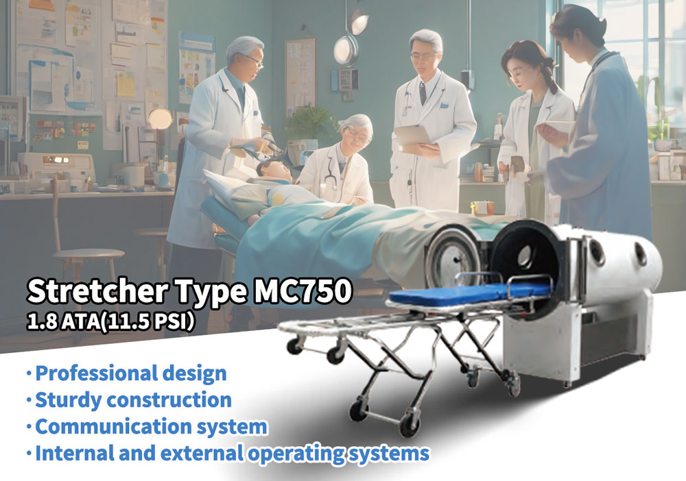 MC750 hard type hyperbaric chamber